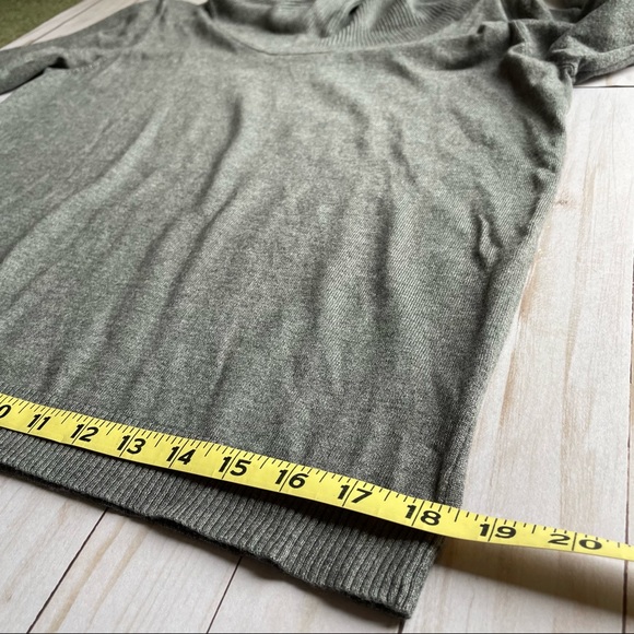 NWT Apt. 9 Gray Cowl Neck Sweater - Size Large - Picture 6 of 8